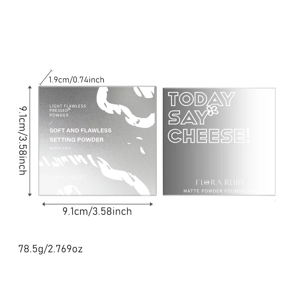 Natural makeup powder matte face palette concealer waterproof oil control powder with puff cosmetics 241107