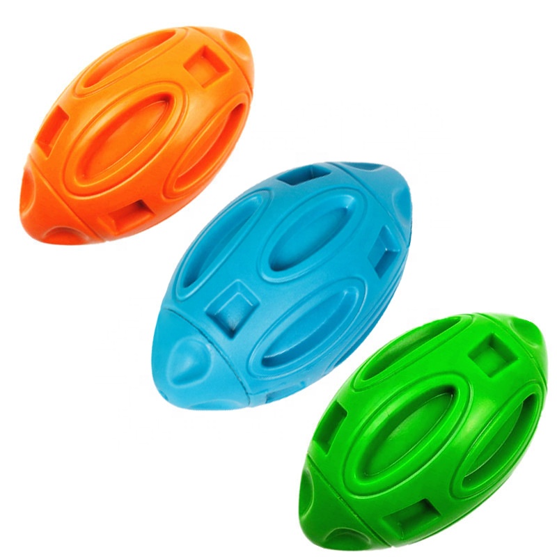 Hot sale of high quality rubber football pet ball grinding chewing dog toy ball