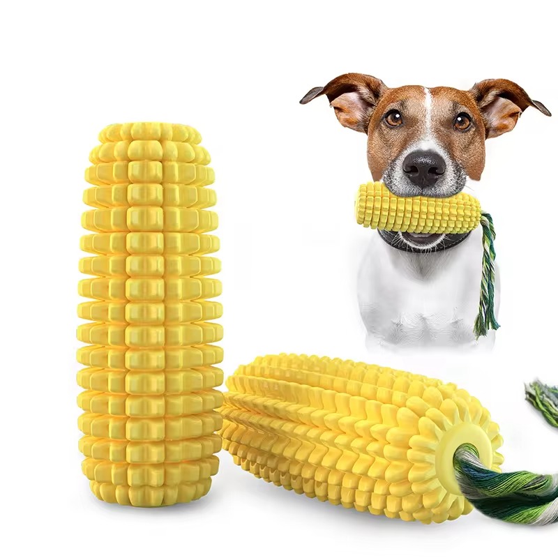 Pet Dog Toys Toothbrush Teeth Cleaning Toys Grinding Rod Puppy Toothbrush Stick Dental Oral Care Dog Chew Corn toy