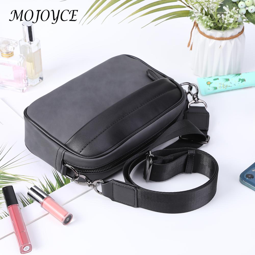 Casual Business Male Messenger Bag Classic Pattern Shoulder Messenger Bag Wide Strap Small Square Plaid Designer for Travel Work