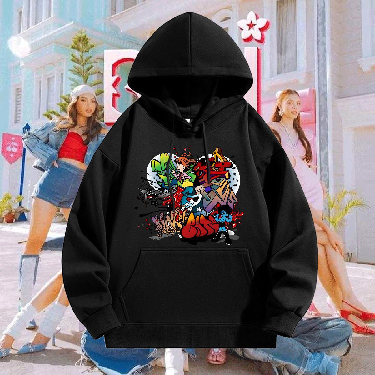 Designer Unisex Sweatshirts Hooded Collar Loose Fit Men's Hooded Sweatshirt DIY Logo Oversized Top Hoodie Daily Outfit Thick Fleece