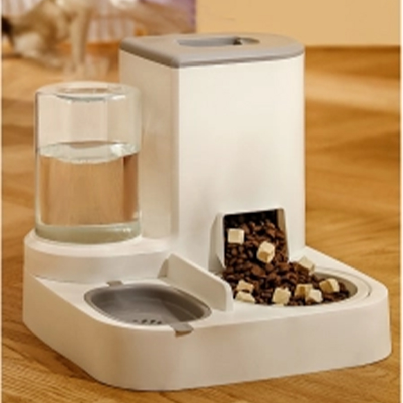 All-In-One Automatic Animal Feeding System - Food Dispenser and Self-Filling Water Container