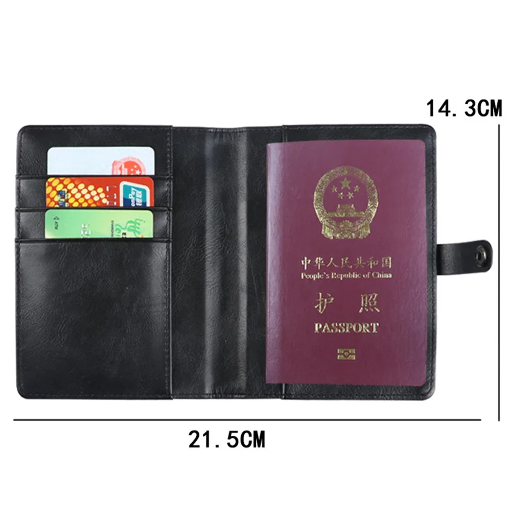 Luxury Minimalist PU Leather For AirTag Wallet Passport Card Protective Case Shockproof Anti Scratch Fall Protection Shell Cover