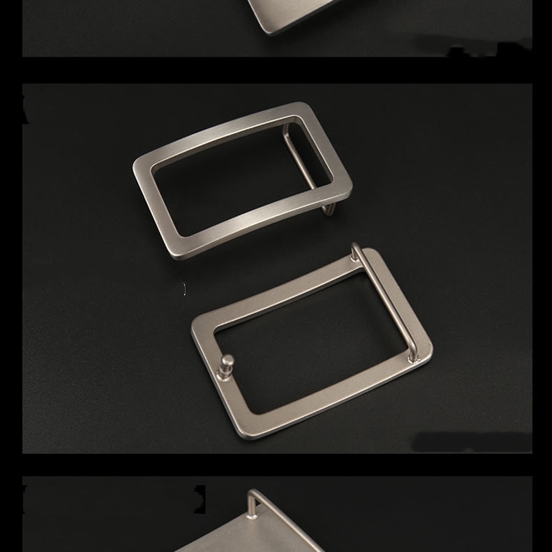 Solid Pure Belt Buckle O Type Mens Pin Personality 240401
