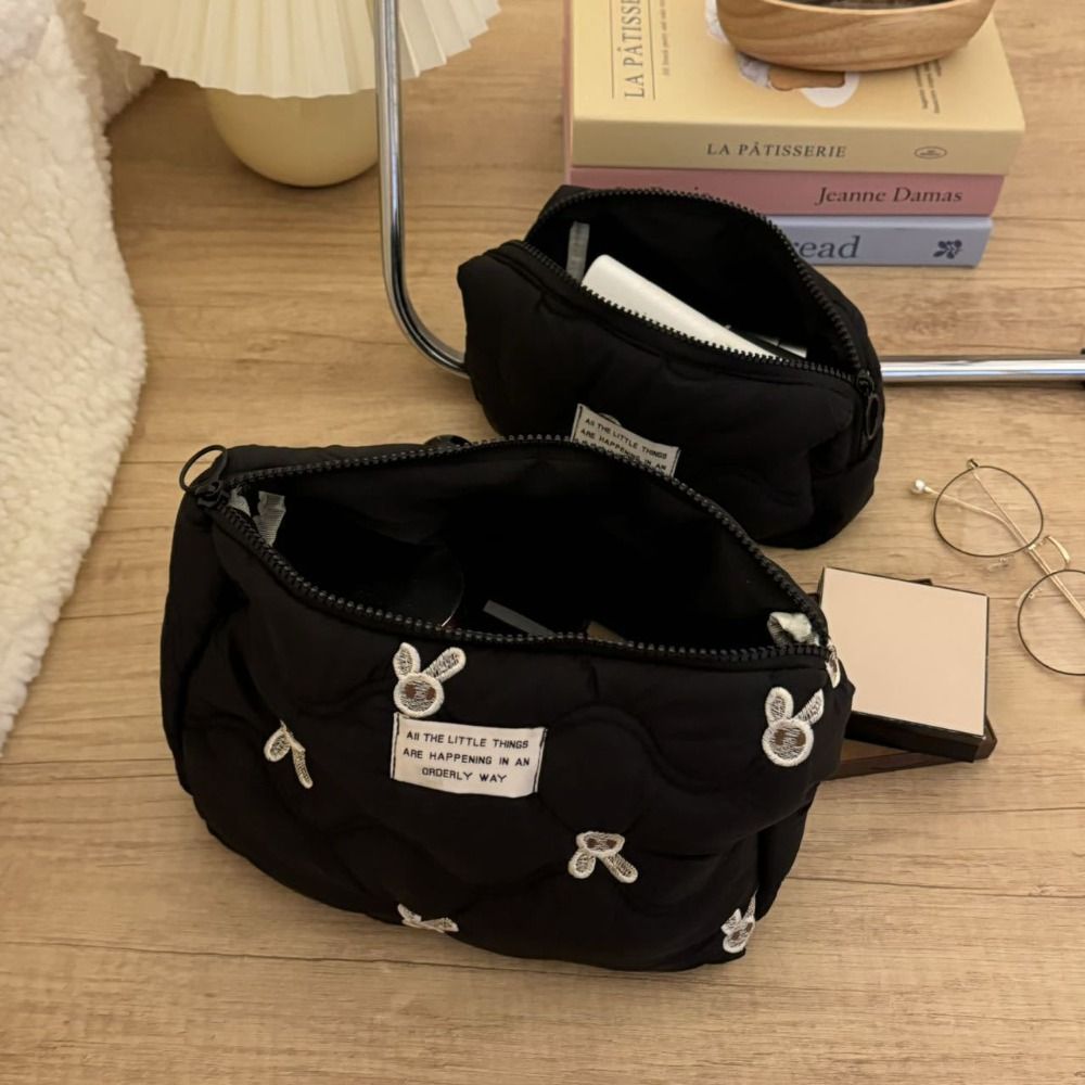 High Quality Embroidery Makeup Bag Storage Bag Large Capacity Toiletry Bag Travel Organizer Portable Washbag