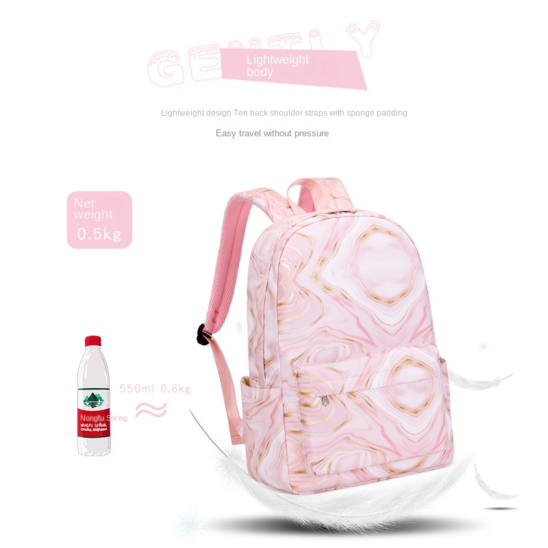 School Bags for Teenagers Girls Schoolbag Large Capacity Printing School Students Backpack Set Lunch bag Kids Cute Book Bags