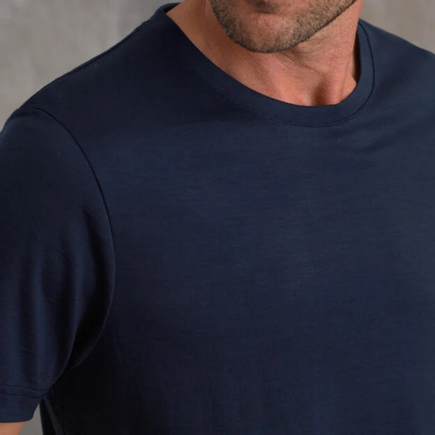 Merino Wool T Shirt Mens 175micro Base Layer Tee Men 180GSM Wicking Breathable Quick Dry AntiOdor USA Size 241108
