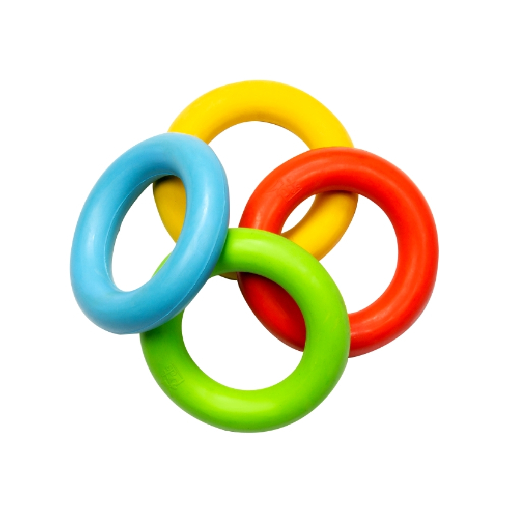 Hot Selling Pet Eco-friendly Products Bite Chew Toys Rubber Ring Small Dog Toy