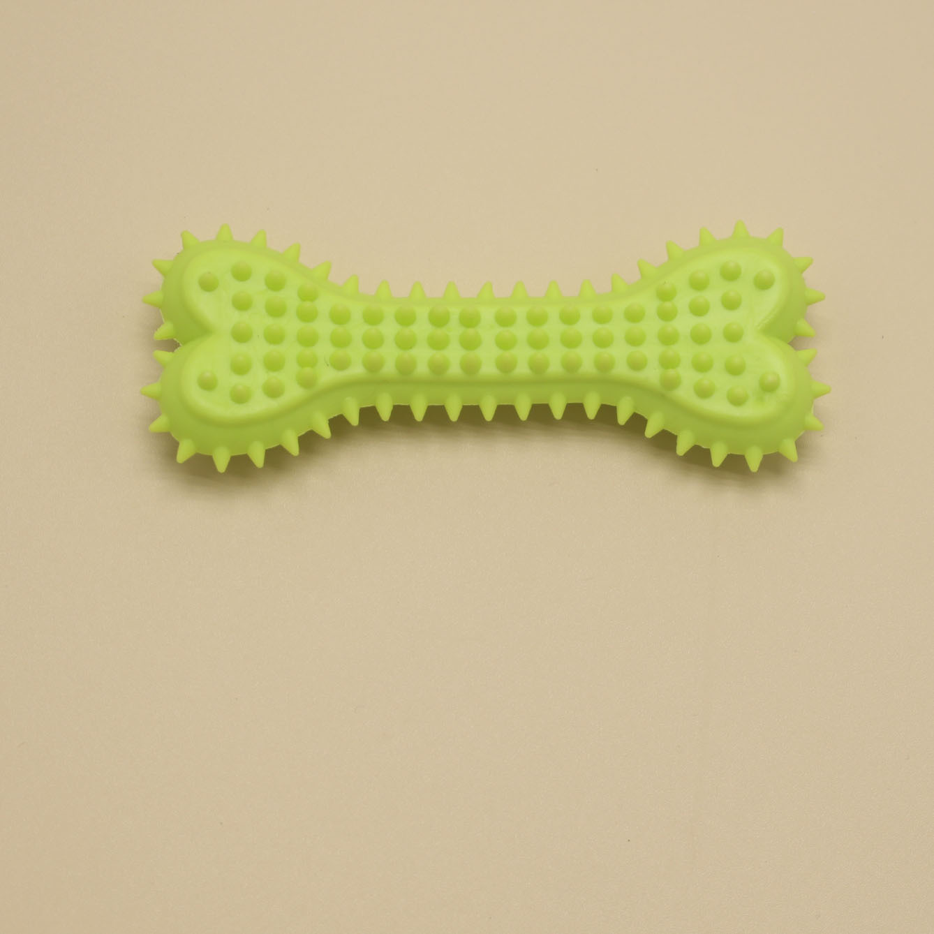 Wholesale New Design TPR Rubber Bone Solid Toys Heart-Shaped Cusp Teeth Cleaning Creative Toys