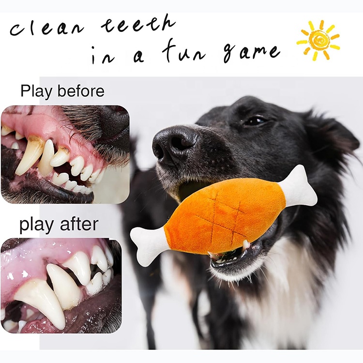 Bulk Interactive Puppy Dog Chew Toys Set Stuffed Dog Teething Toys Pet Squeaky Toy For Dog Playing