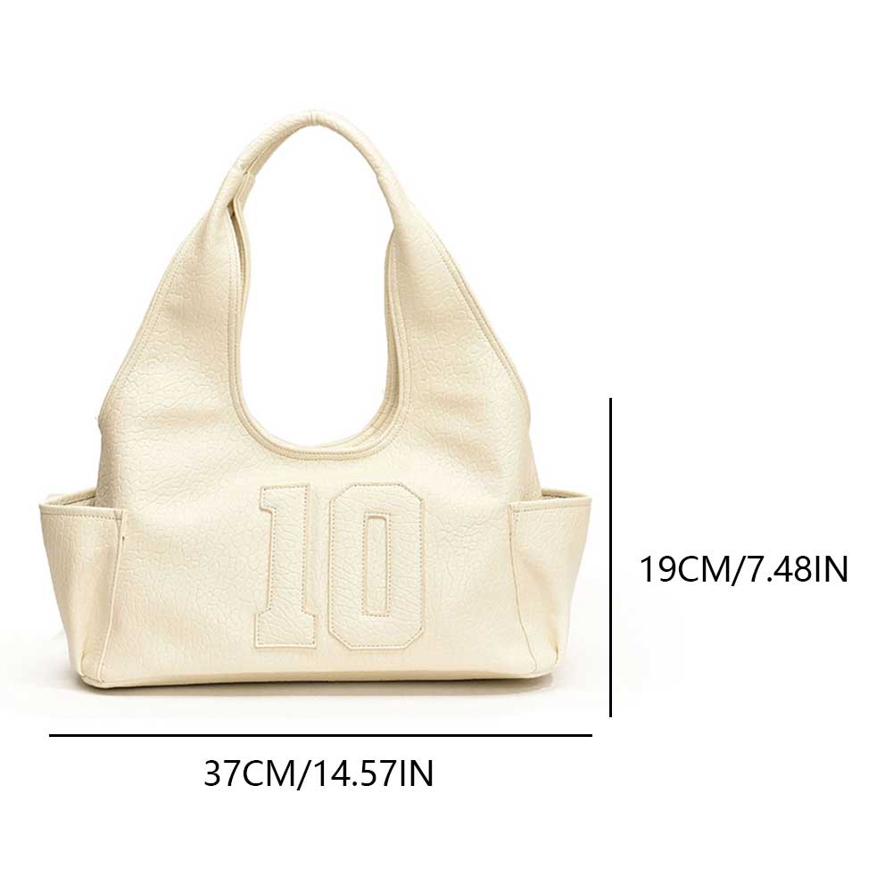 Luxury Designer Shoulder Bags Soft PU Leather Fashion Handbag Large Capacity Underarm Purse for Women's High-end Tote Bag Bolsas