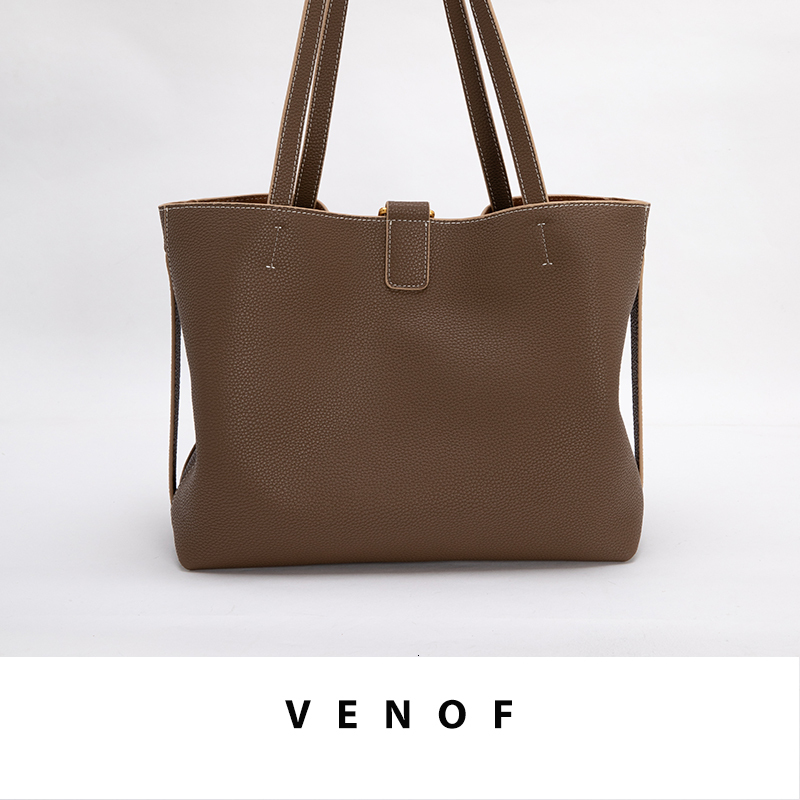 Women's Shoulder Trendy High-End All-Match Commuter Tote Bag For Ladies Large Capacity Handbag Bags Open Style Patent Leather BagVoyage