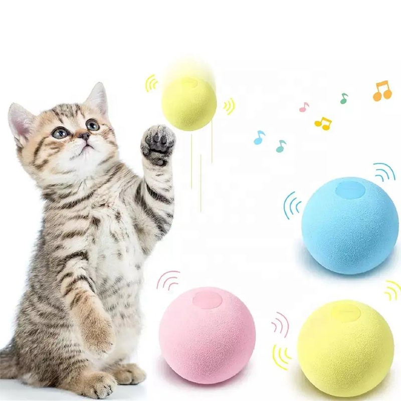 2023 EVA Soft Designer Friendly Smart Interactive Pet Mascotas Cute Squeaky Ball Dog Perro Plush Chew Toys Cat Toy Juguetes