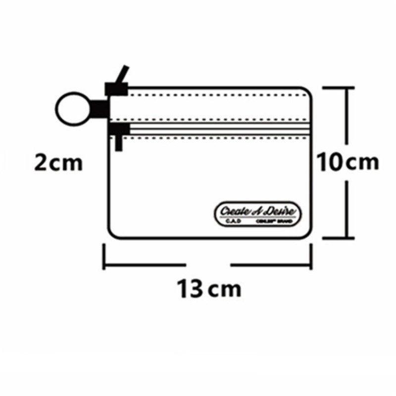 Fabric Coin Purse Male Mini Card Holder Anti-degaussing ID Card Holder Female Lipstick Storage Bag Portable Student Only