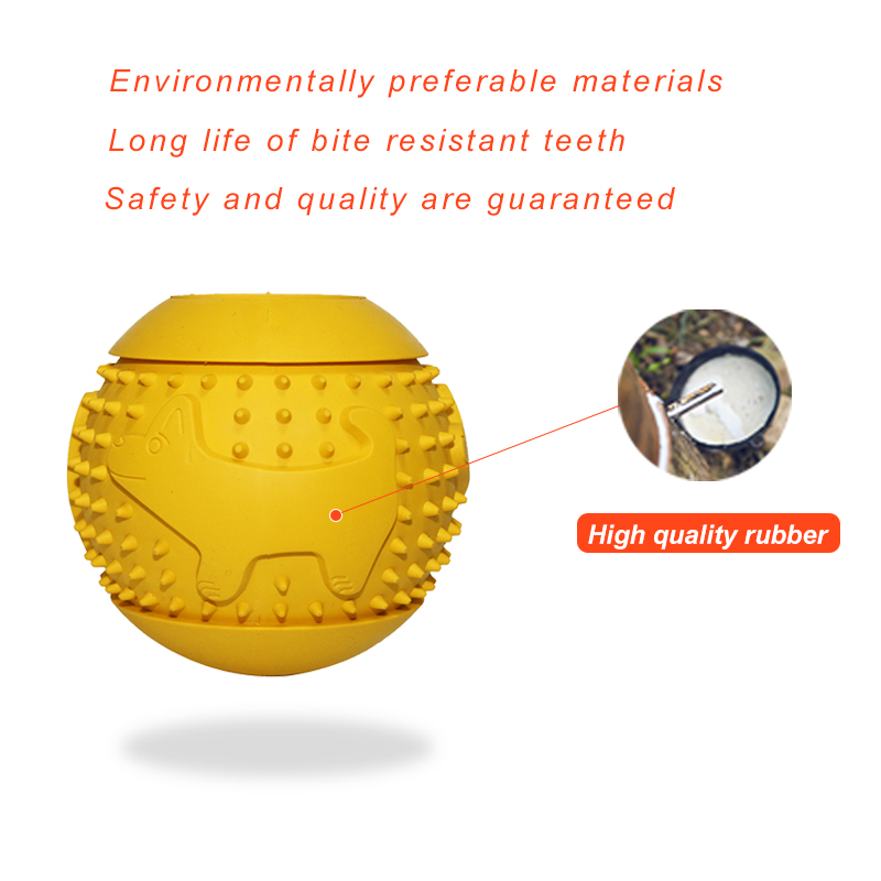 Thinkerpet Dog Toy Feeder Inspires Intelligence Bite Resistant Pet Treat Food Toy Chew Ball
