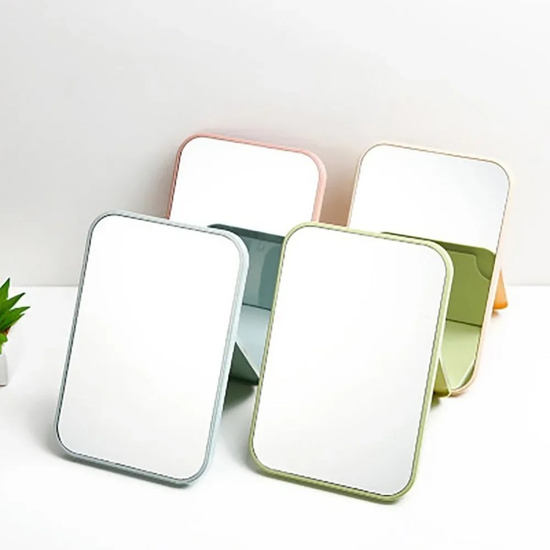 Folding Large Square High Definition Single Side Cosmetic Mirror Portable Easy To Use Simple and Beautiful Free shipping