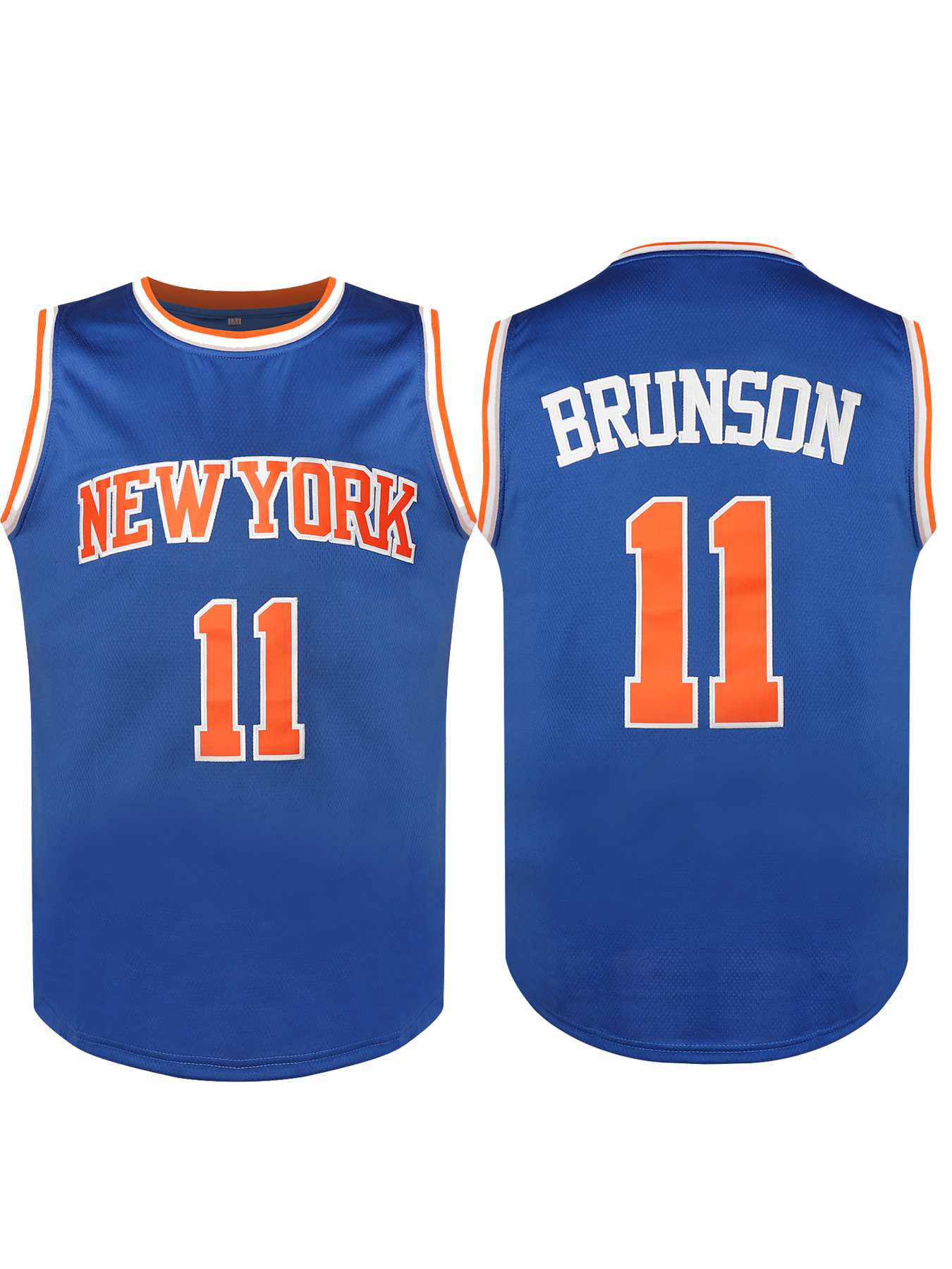 Men's #11 Embroidered Basketball Jersey - Breathable & Stretchy Sleeveless Sports Uniform for Training, Competition & Parties