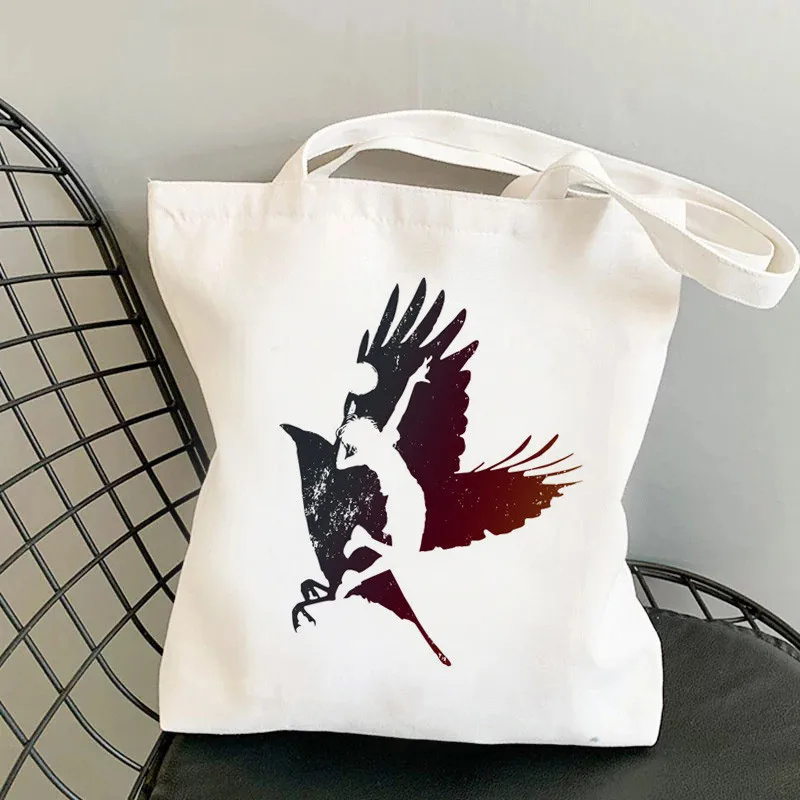 Fashion Haikyuu Anime Printing Ladies Shoulder Bag Casual Tote Eco Large Capacity Portable Travel Shopping Bag Schoolbag