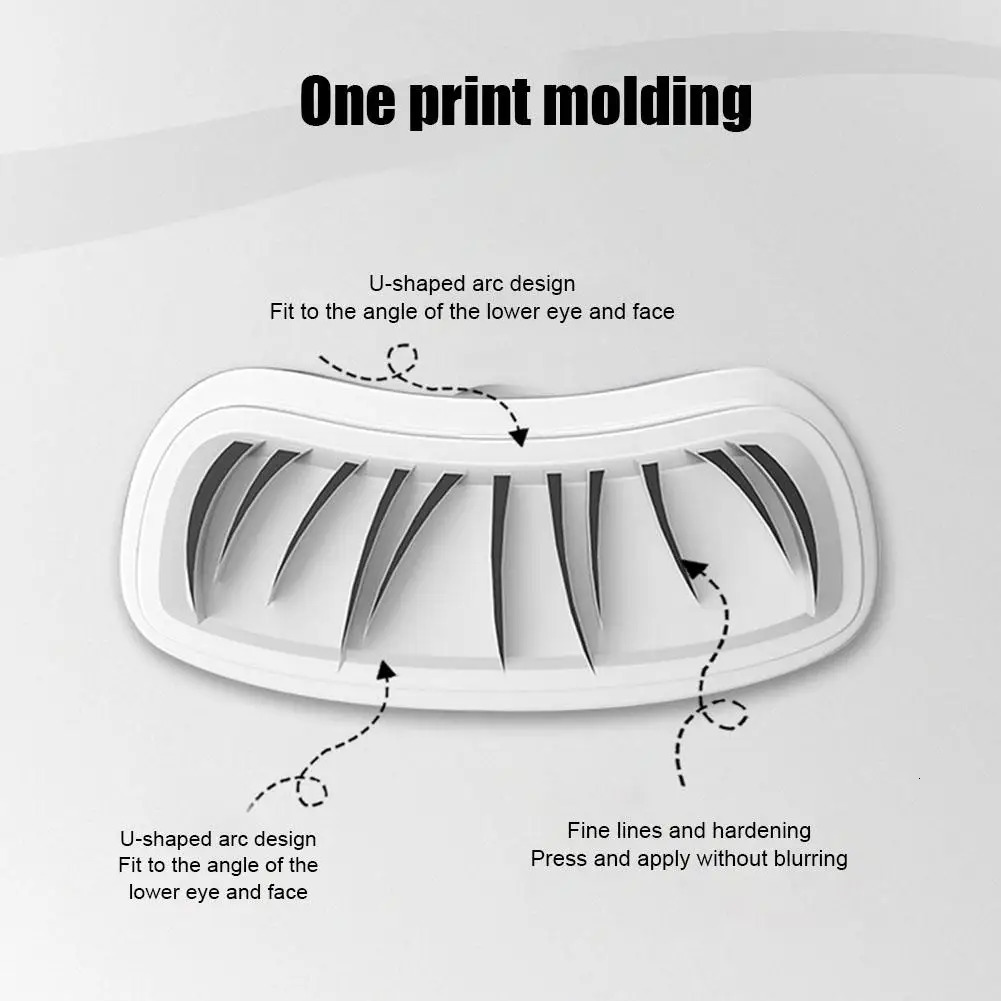 Lower eyelash printing waterproof eyeliner pencil lower eyelash template eyelash simple tool lower eyelash beauty seal 241107