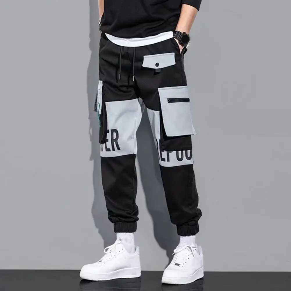 Workwear Pants For Mens Trendy Brand Fat Mens Oversized Spring And Autumn Casual Pants LX241107