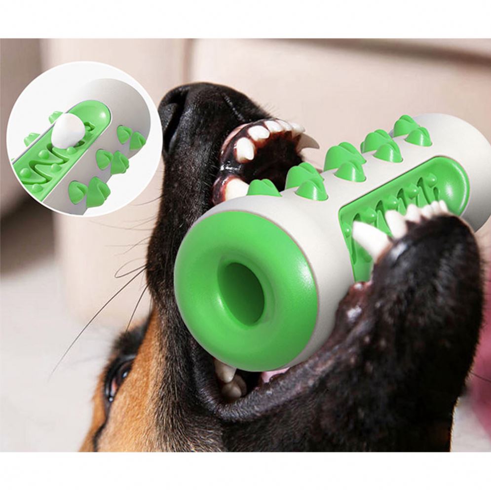 Custom Dental Care Rubber Dog Chew Toys Toothbrush Stick For Deep Teeth Cleaning