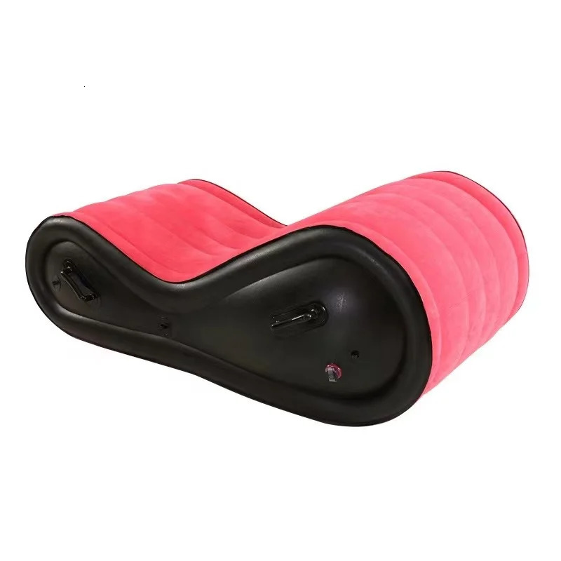 Red Inflatable Sex Sofa 440lb Load Carrying Capacity EP PVC Sex Furniture Air Cushion Furniture Chair For Couples Sex Toys 240401