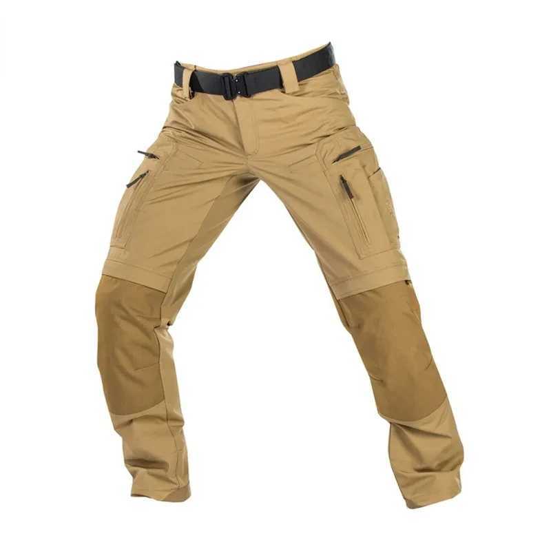 P40 Tactical Pants Mens Spring Autumn Multi-Pockets Wear Resistant Cargo Pants Outdoor Hiking Casual Loose Trousers Male Joggers LX241107