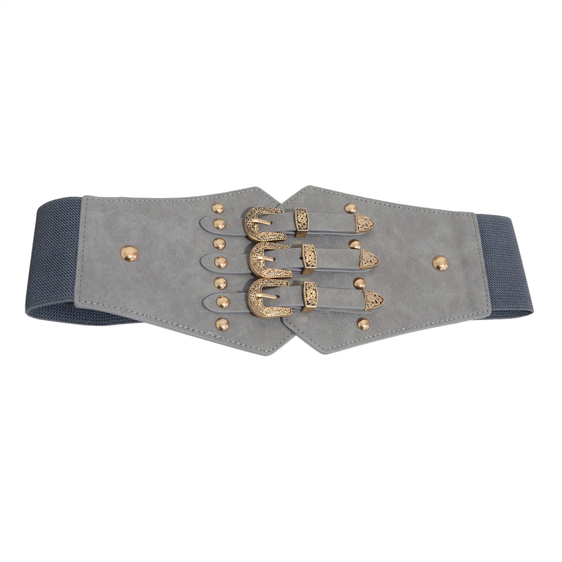 Factory direct supply wide waistband female elastic waistband dress sub shirt decorative retro fashion elastic girdle outwear