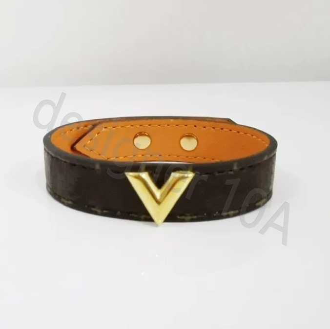 Designer v Bracelet for women men leather Classic old flower Bracelets design cjeweler v Bracelet luoisvittons Jewelry