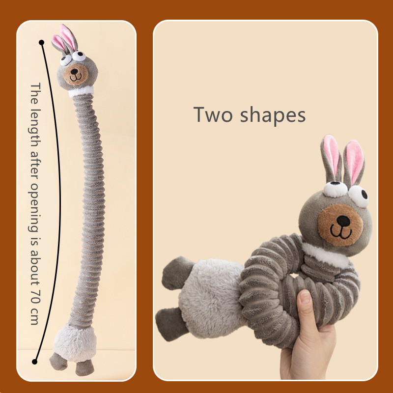 Funny Pet Toys For Dogs Plush Chewing Toy Teeth Grinding Interactive Chew Squeaky Dog Toys Pet Supplies
