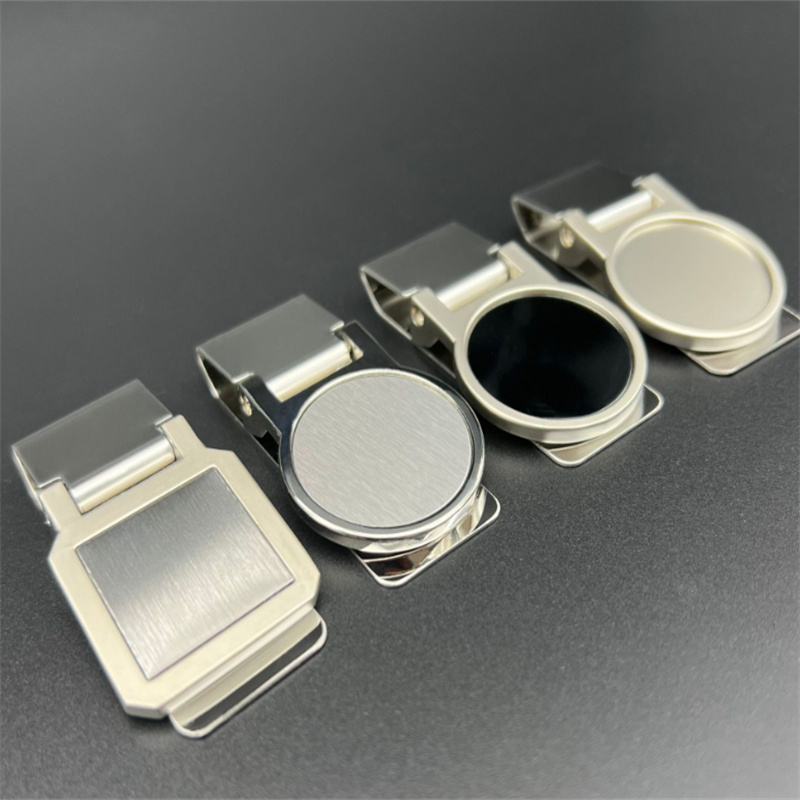 Custom Lettering Stainless Steel Metal Money Clip Simple Dollar Cash Clamp Holder Quality Money Clip Wallet For Men Women