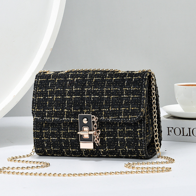 Crossbody Messenger Bags For Women Fashion Quilted Shoulder Bag Purse With Adjustable Chain Strap Ladies Classic Satchel Handbag