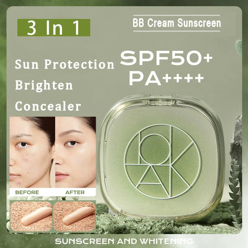 compact SPF50BB cream waterproof control oil concealer high coverage foundation Korean cosmetic base 241107