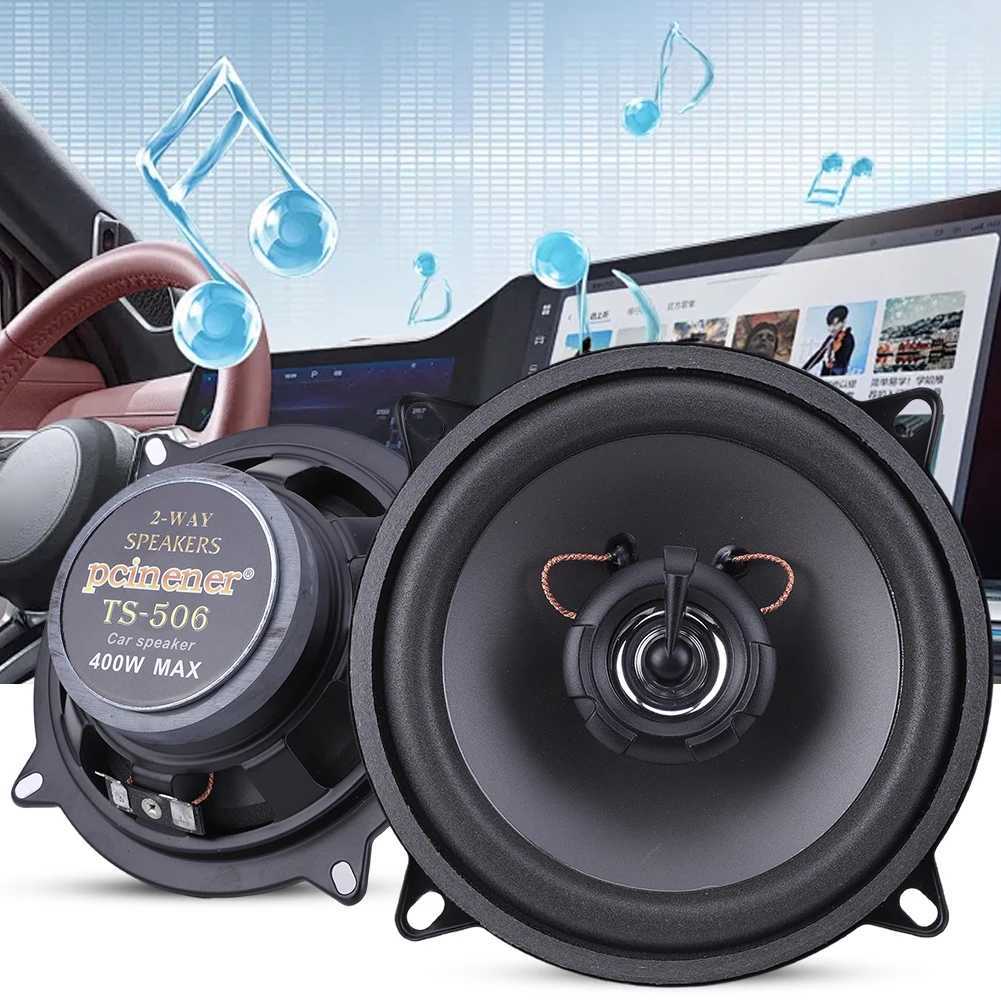 Car Audio 4/5/6 Inch Car Speakers 600W 2-Way Vehicle Door Audio Music Stereo Subwoofer Full Range Frequency Automotive Coaxial Speakers H250118