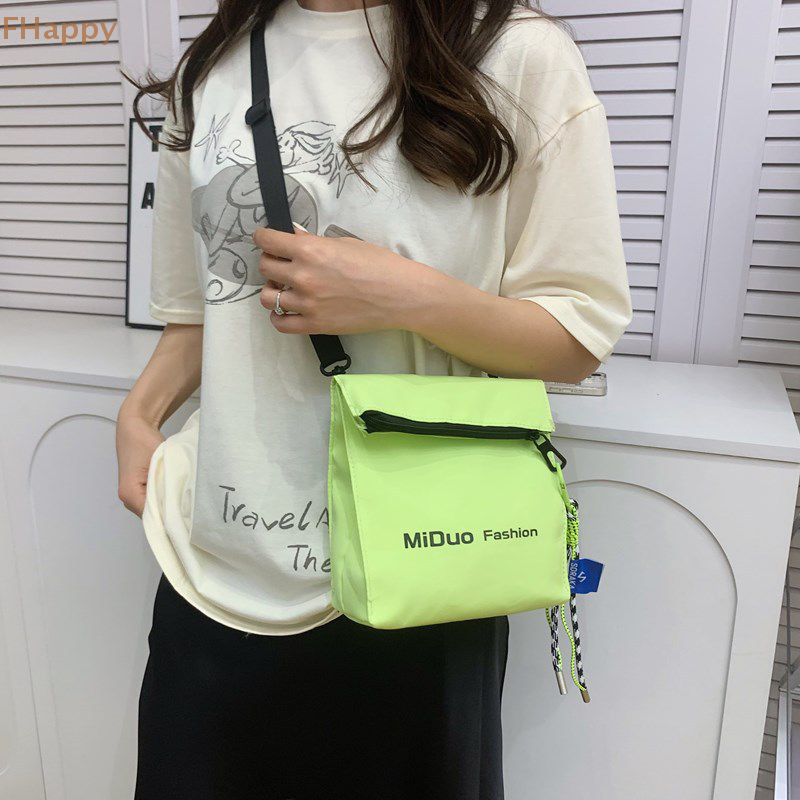 Fashion Messenger Bag For Men Casual Waterproof Large Capacity Multi Storage Shoulder Bag