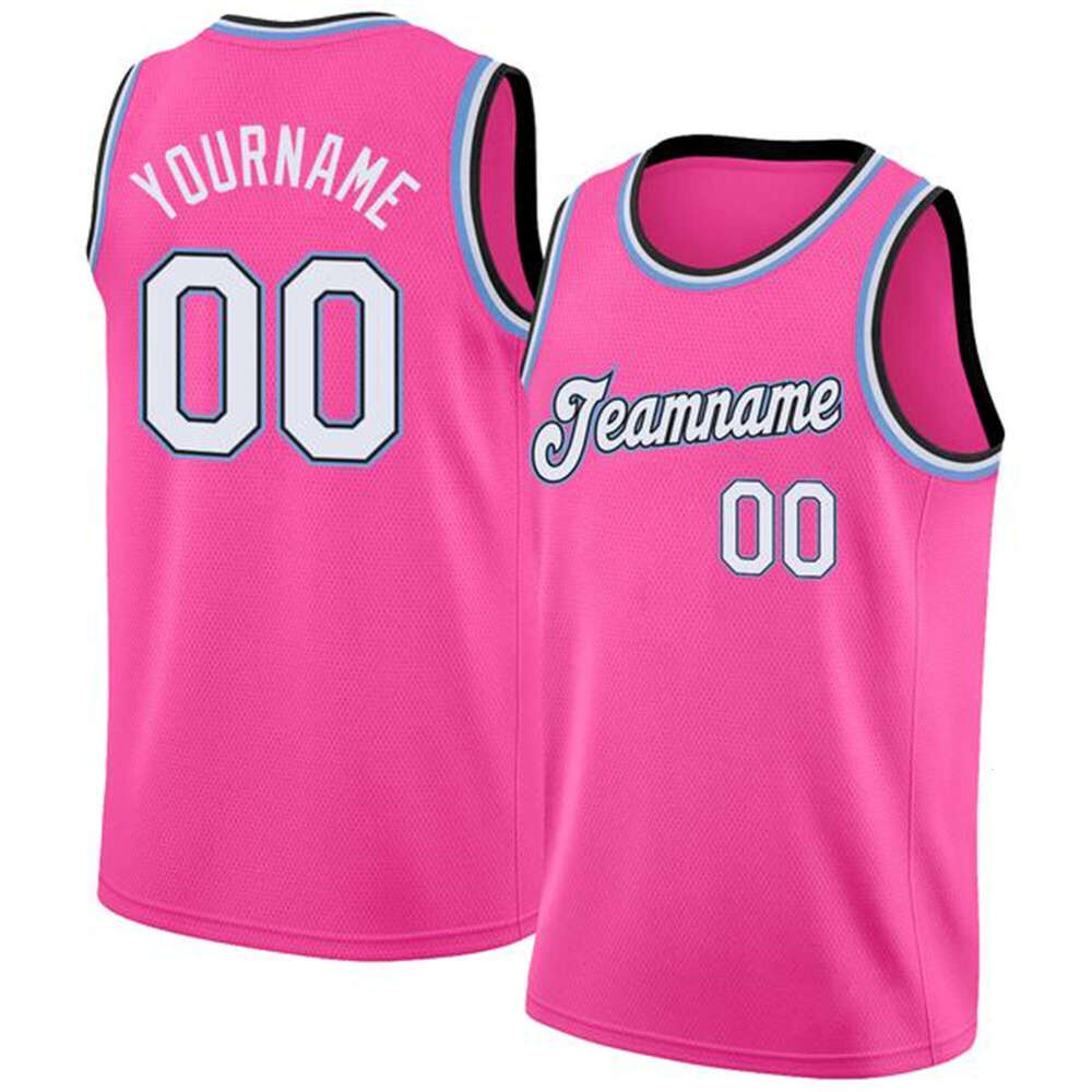 2025 Custom Round Neck Basketball Jersey Full Sublimation Team Name/Number Breathable Training Athletic Shirts for Male/Lady/Kids