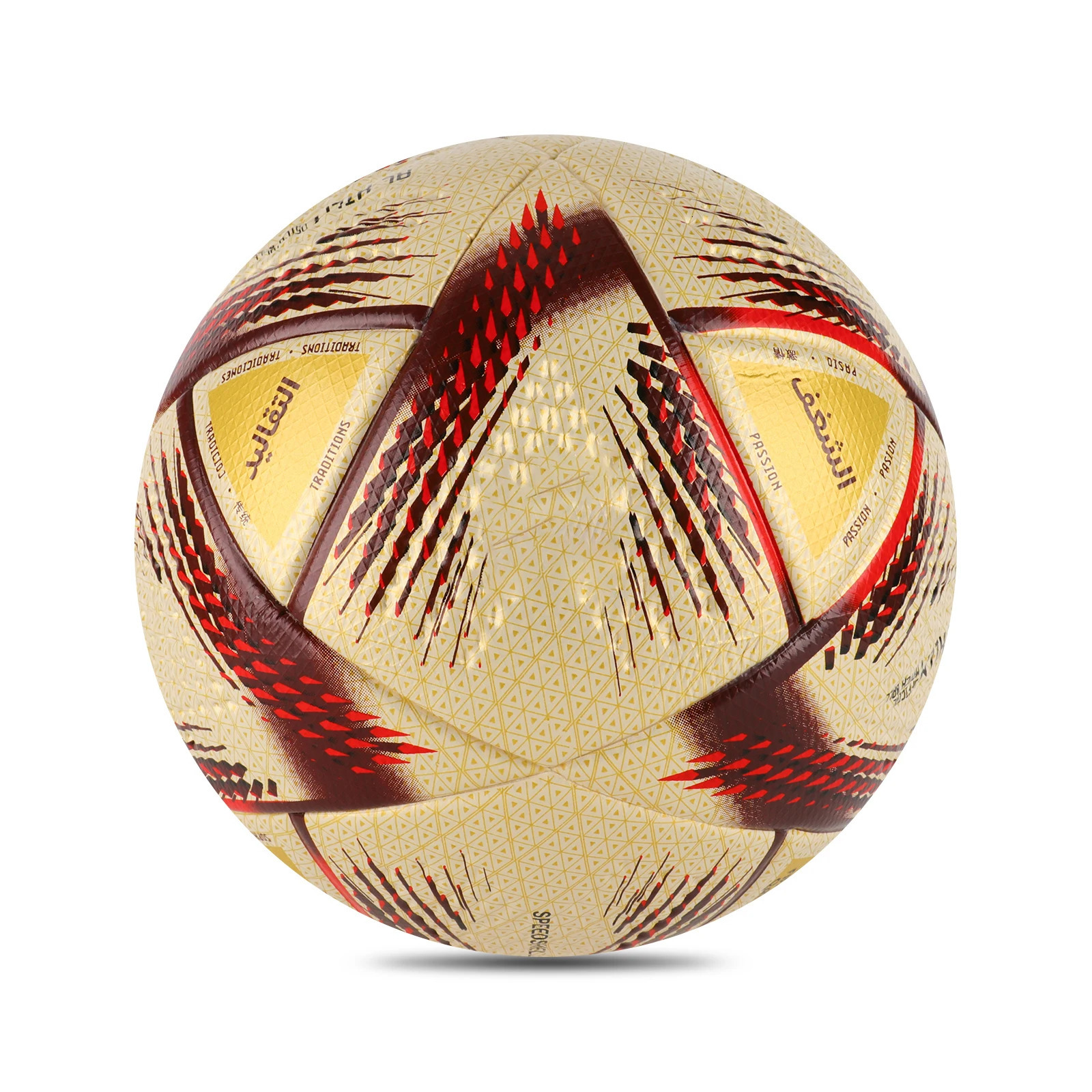 Qatar Finals High Quality Football Match Size 5 PU Material Wear resistant Match Training Qatar World Cup Football Match 241106