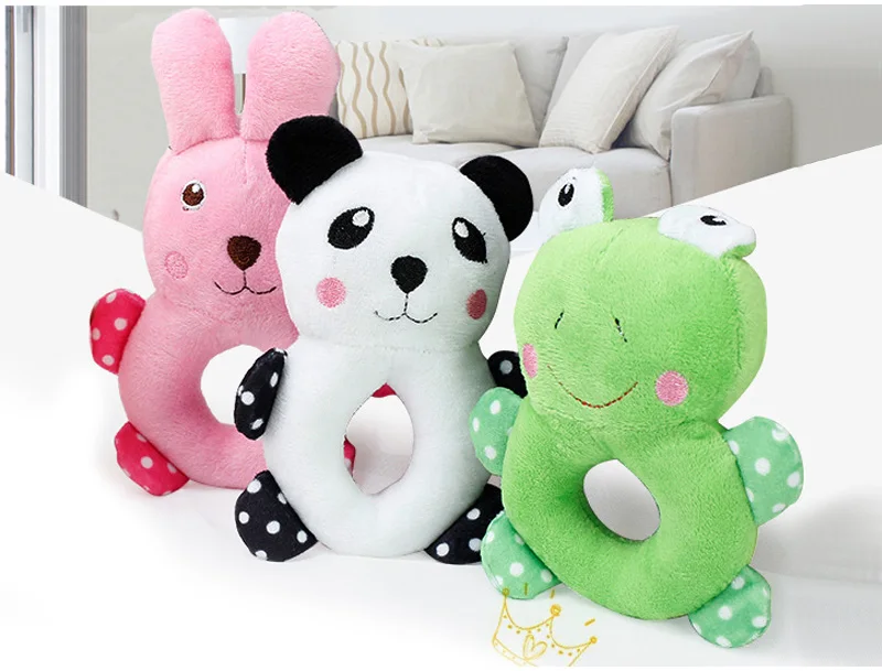 Cartoon Panda Frog Rabbit Soft Dog Plush Toy Pet Chew Toy For Small Dog Teddy Chihuahua Puppy Interactive Dog Toys