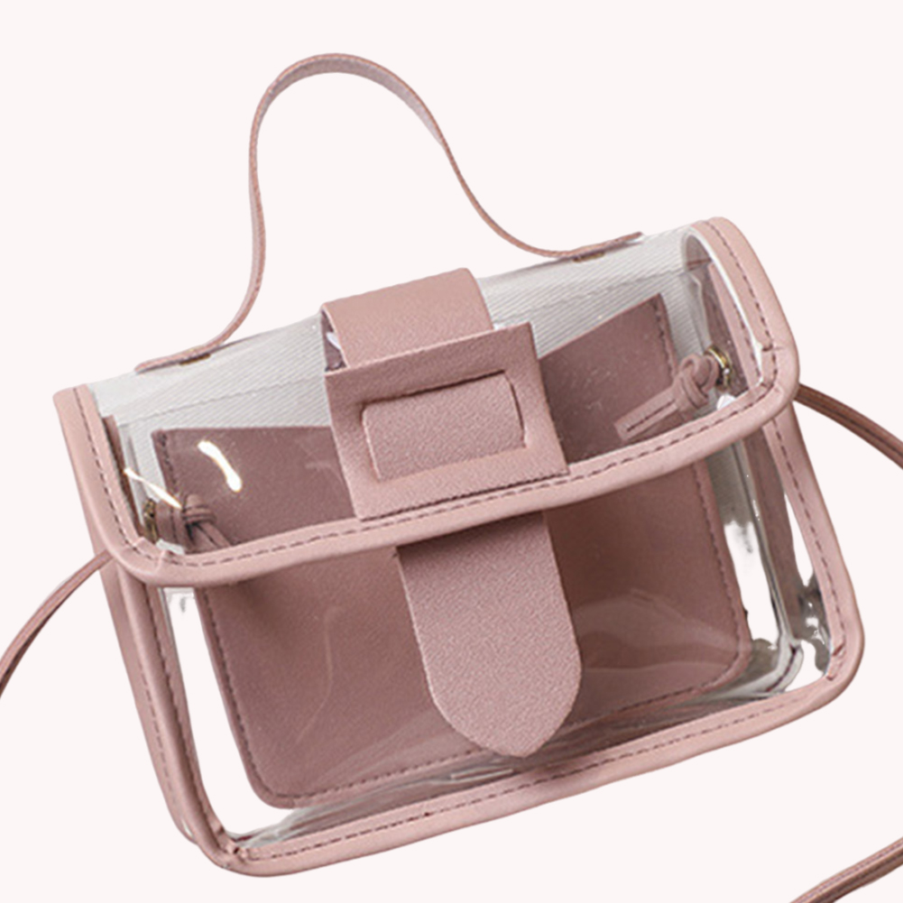 Women Jelly Small Shoulder Bag PVC Transparent Ladies Crossbody Messenger Bags Fashion Shopping Daily Female Purse