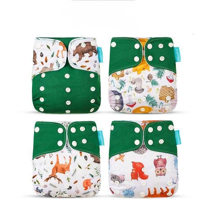 Baby Cloth Diapers Hot selling baby four piece washable cloth diaper set, good for diaper baby learning and training pants