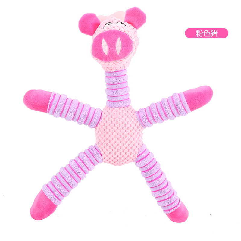 Wholesale Pet Suppliers Elephant Bear Pig Dog Cat Chew Toys