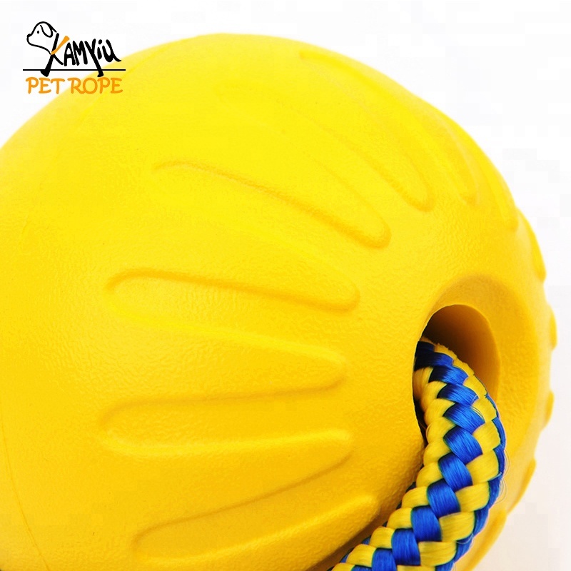 Floating on the surface eva dog toy chew ball