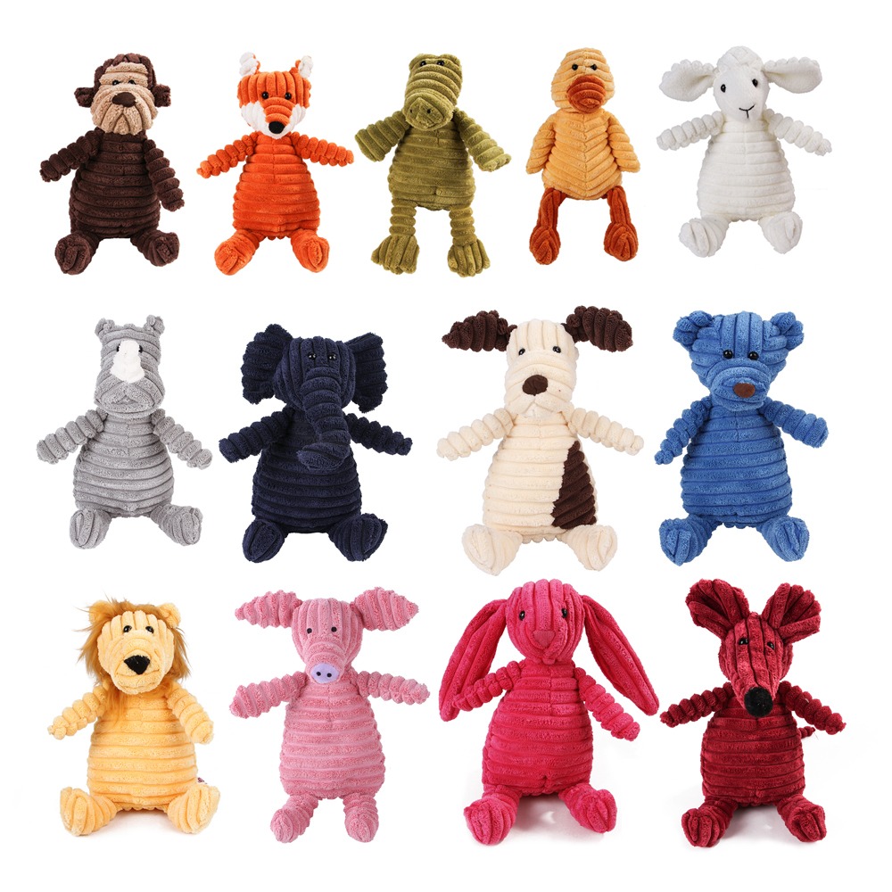 Manufacturer Wholesale Eco Friendly Durable Pet Chew Toys Plush Squeaky Dog Toys