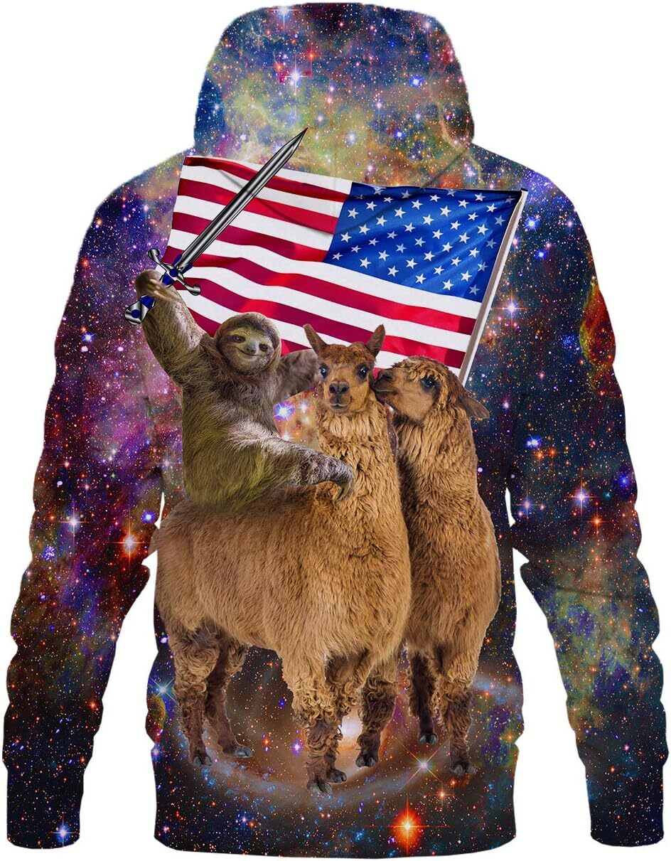 Hoodie for Mens Womens Unisex 3D Print Hoodies Graphic Space Pullover Hooded Sweatshirts for Men Women Graphic Trendy patterns cool