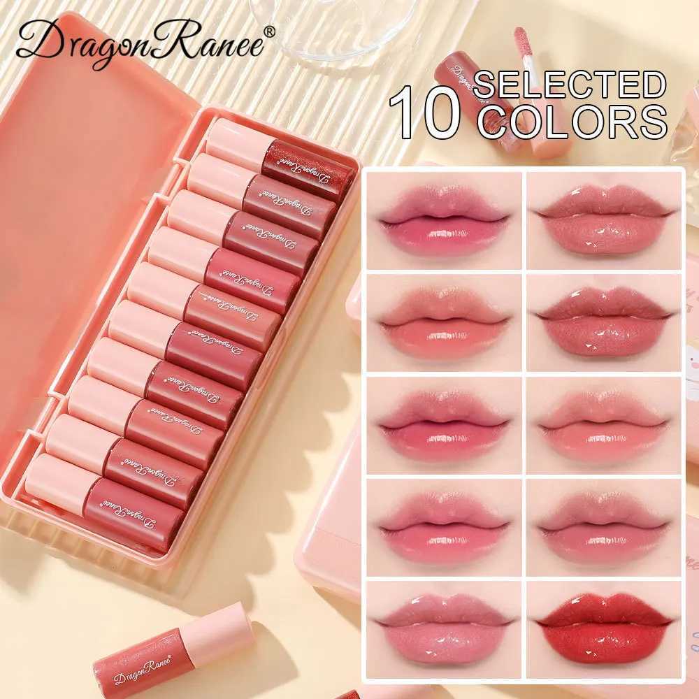 Mini 0 color cartoon moisturizing lipstick set box waterproof non stick durable mirror sample lipstick female lipstick gloss W250312