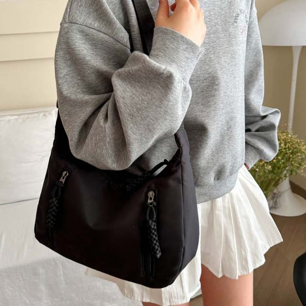 Unique Underarm Solid Color Crossbody Bag Mini Portable Dumplings Shoulder Bag Luxury Korean Style Fashion Handbag Girls