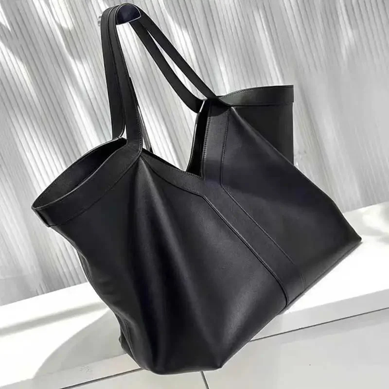 Genuine Leather Women Handbag Mother And Baby Top Layer Large Capacity Designed Tote Bag Genuine Leather Tie Dye Open Style