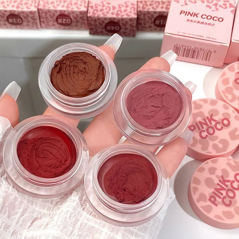 Canned lipstick velvet matte mouse solid color lip gloss durable makeup Korean cosmetics 241107