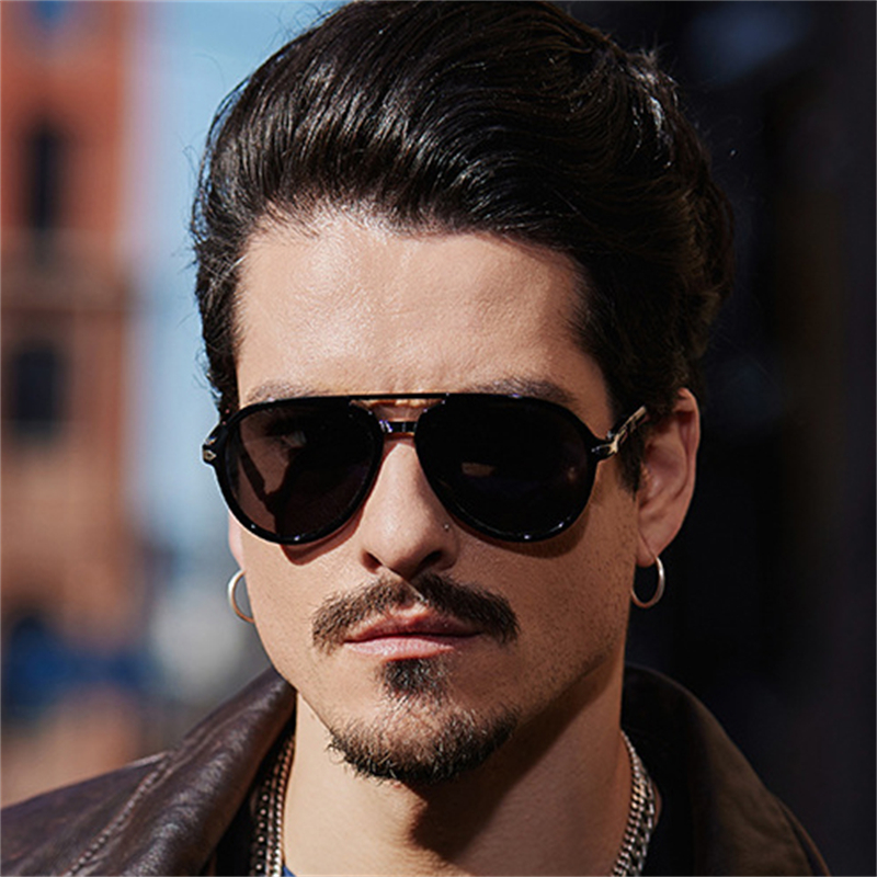 Pilot Polarized Sunglasses 007 Style Driving Glasses Male Luxury Brand Designer Eyeglasses Oculos De Sol Masculino Cycling Square Cat Eye Fishing CB C