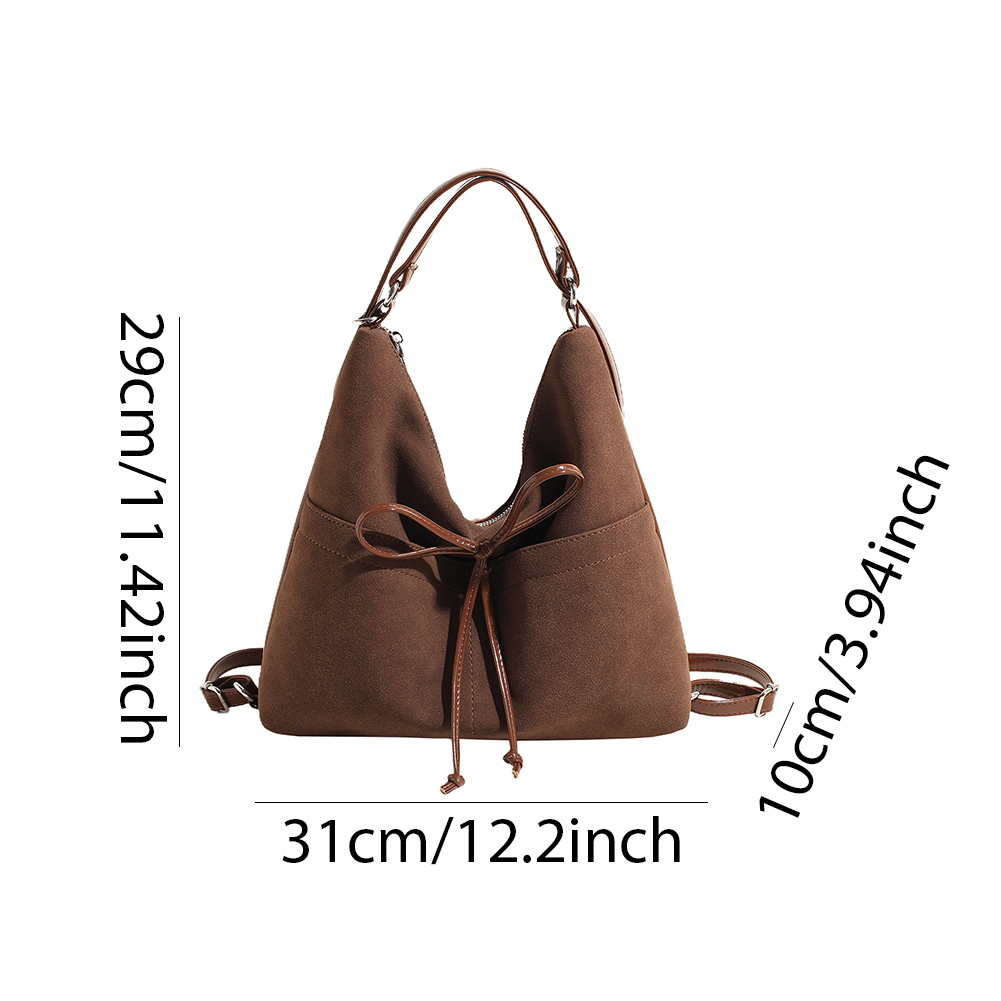 Hot Selling Large Capacity Women's Shoulder Bag Backpack New High Quality Suede Design Youth Ladies Handbag Bolsas Femininas
